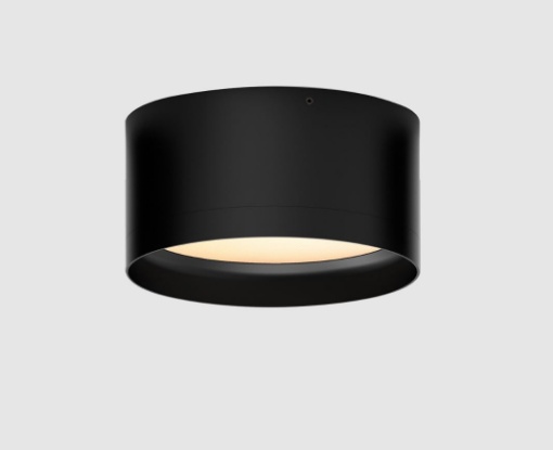 Immagine di Lampada Plafone Rotondo Alluminio Nero Tech Led Ø15 cm IP44 ACB