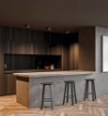 Immagine di Plafoniera Compatta Bagno IP44 Tech Nero 20cm Led 25w CCT ACB