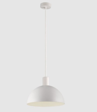 Immagine di Sospensione Cupola Bianca 25 cm Per Penisola Tiga ACB