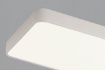 Immagine di Grande Plafoniera Rettangolare 120x30 Bianca Turin Led 68w CCT ACB