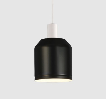 Immagine di Sospensione Cucina Turkana Paralume Nero 1xE27 Kit Bianco ACB