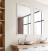 Immagine di Applique Cilindro Specchio Bagno Cromo Led 19w CCT IP44 Ura ACB