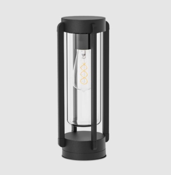Immagine di Lampioncino Basso da Giardino Lanterna Antracite Vega 1xE27 IP65 ACB 