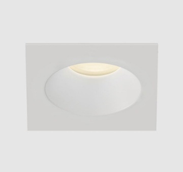 Immagine di Faretto Quadrato 85 mm da Incasso IP64 Bianco Velt ACB