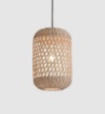 Immagine di Sospensione in Rattan Vivian 28 cm Kit Nero ACB
