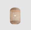 Immagine di Sospensione Vivian Rattan 28 cm Kit Bianco ACB