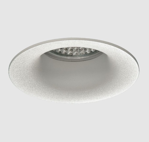 Immagine di Incasso Per Cartongesso Tondo Svasato Bianco Winka ACB 82 mm