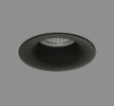 Immagine di Faretto Rotondo Nero da Incasso Winka GU10 82mm ACB