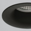 Immagine di Faretto Rotondo Nero da Incasso Winka GU10 82mm ACB