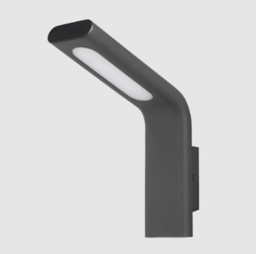 Immagine di Applique Per Esterno Curva Antracite Zen Led 10w 3000k ACB