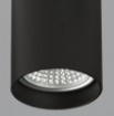 Immagine di Plafone Faretto Fisso da Soffitto Cilindro Zoom Nero GU10 Ø5,6 cm ACB