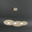 Immagine di Sospensione Per Cucina 3 Luci Led Lampadario Moderno Top Light Cloud 1128 S3R