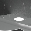 Immagine di Lampadario 3 Luci Led Metallo Doppia Illuminazione Top Light Cloud 1128 S3 R+2
