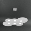 Immagine di Lampadario Design Moderno Nuvola Led 6 Luci Per Soggiorno Cloud Top Light 1128 S6R