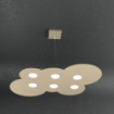 Immagine di Lampadario Soggiorno Led Biemissione Luce Sopra Sotto Top Light Cloud 1128/S6R+2