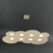 Immagine di Lampadario Led Grande Sagomato Per Soggiorno Cloud 8 Luci Top Light 1128 S8R