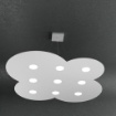 Immagine di Grande Lampadario Nuvola Doppia Illuminazione Led 9+4 Gx53 Cloud Top Light
