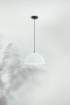 Immagine di Sospensione Carola Bianca Illuminazione Tavolo Cucina 1xE27 Ø36 cm Fabas