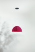 Immagine di Lampada a Sospensione Carola Bordeaux per Cucina 1xE27 Ø36 cm Fabas 