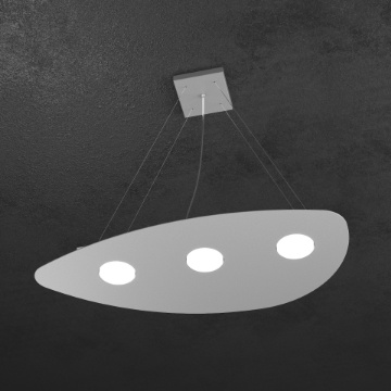 Immagine di Lampadario Moderno 3 Luci Led Intecambiabili Gx53 Shape 1143/S3 Top Light