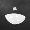 Immagine di Lampadario Moderno Per Cucina 4 Led Intecambiabili Gx53 Shape 1143/S4 Top Light