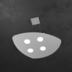 Immagine di Lampadario Moderno Per Cucina 4 Led Intecambiabili Gx53 Shape 1143/S4 Top Light