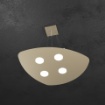 Immagine di Lampadario Moderno Per Cucina 4 Led Intecambiabili Gx53 Shape 1143/S4 Top Light