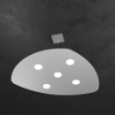 Immagine di Lampadario Per Soggiorno Moderno 5 Luci Gx53 Metallo Shape 1143/S5 Top Light