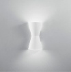 Immagine di Applique In Gesso Per Interni Pitturabile Luce Sopra e Sotto Clepsydra h30 cm Fan Europe
