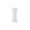 Immagine di Applique Da Parete Gesso Verniciabile h38 cm Luce Sopra Sotto Clepsydra Fan Europe