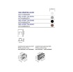 Immagine di Segnapasso Da Esterno IP65 Led CCT Incasso Cassetta 503 504 Stratos Intec