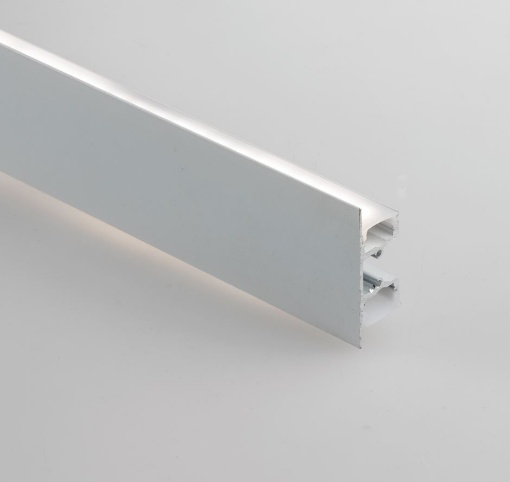 Immagine di Profilo Alluminio Per Strip Led Doppia Emissione Dual 2 Metri Bianco Intec Light