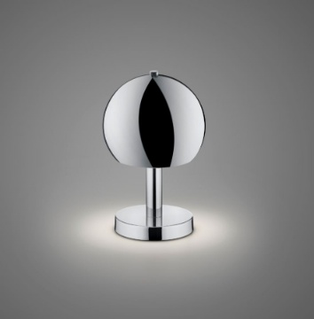 Immagine di Lumetto da Tavolo Sfera Cromo 1xE27 Boccia Trio Lighting