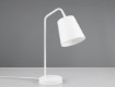 Immagine di Lampada da Tavolo Buddy Paralume Cono Tessuto Bianco Trio Lighting