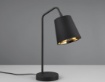 Immagine di Lumetto Buddy Paralume Cilindro Tessuto Nero/Oro Trio Lighting