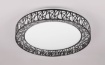 Immagine di Plafoniera Applique Rotonda Ø48 cm Cluster Nera Led Multifunzioni Trio Lighting 