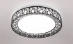 Immagine di Plafoniera Applique Rotonda Ø48 cm Cluster Nera Led Multifunzioni Trio Lighting 
