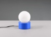 Immagine di Lumetto Comodino Countess Sfera Vetro e Base Azzurra Trio Lighting