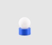 Immagine di Lumetto Comodino Countess Sfera Vetro e Base Azzurra Trio Lighting