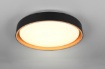 Immagine di Lampada Led CCT da Soffitto o Parete Ø40 cm Felis Nero Oro Trio Lighting