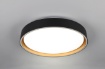 Immagine di  Lampada Led CCT da Soffitto o Parete Ø40 cm Felis Nero Oro Trio Lighting