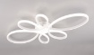 Immagine di Plafoniera Bianca Fly Design Moderno Led 4000k Switch Dimmer Trio Lighting