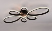Immagine di Grande Plafoniera Fly Nera Led 3000k Switch Dimmer Trio Lighting 