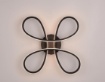 Immagine di Plafoniera Nera Fly Design Moderno Led Switch Dimmer Integrato Trio Lighting