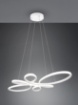 Immagine di Sospensione Bianca Fly Design Moderno Led 4000k Switch Dimmer Trio Lighting 