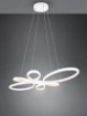 Immagine di Sospensione Bianca Fly Design Moderno Led 4000k Switch Dimmer Trio Lighting 