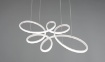 Immagine di Sospensione Bianca Fly Design Moderno Led 4000k Switch Dimmer Trio Lighting 