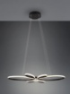 Immagine di Lampada Nera a Sospensione Design Moderno Led Luce Calda Switch Dimmer Fly Trio Lighting