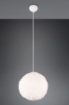 Immagine di Sospensione Paralume Effetto Piuma Color Sabbia Furry Ø35 cm Trio Lighting