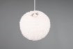 Immagine di Sospensione Paralume Effetto Piuma Color Sabbia Furry Ø35 cm Trio Lighting